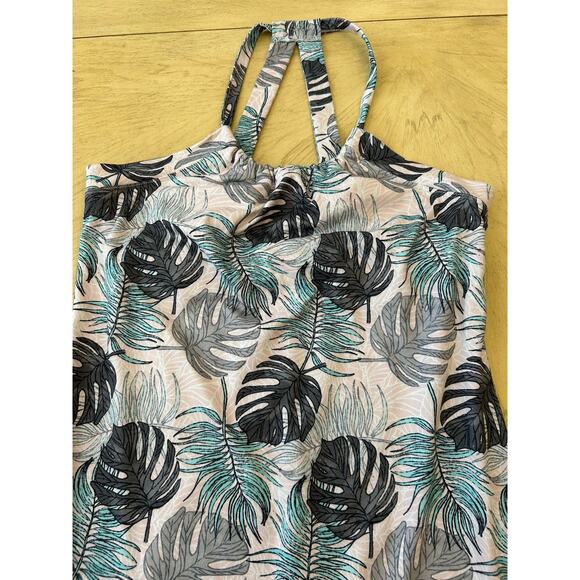 Athletic Tennis Dress M Mini Tropical Floral Beach Sport New Balance Collection - Picture 9 of 12